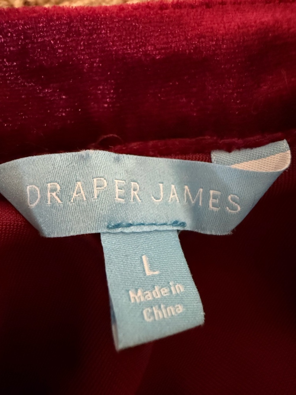 Draper James Velvet Dress In Rich Burgundy View 4